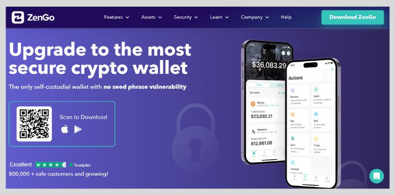 Top 5 Wallets for storing your NFTs - zengo wallet